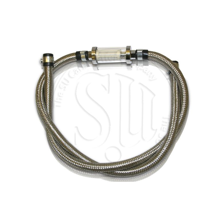 Braided Fuel Hose Kit including Filter 5/16in (8mm) | PRO 805B
