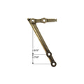 Brass Choke Lever AUC 3097 — Genuine SU Burlen Part