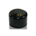 Flat Top Pump Cap — Black, With Vent | AUB 700