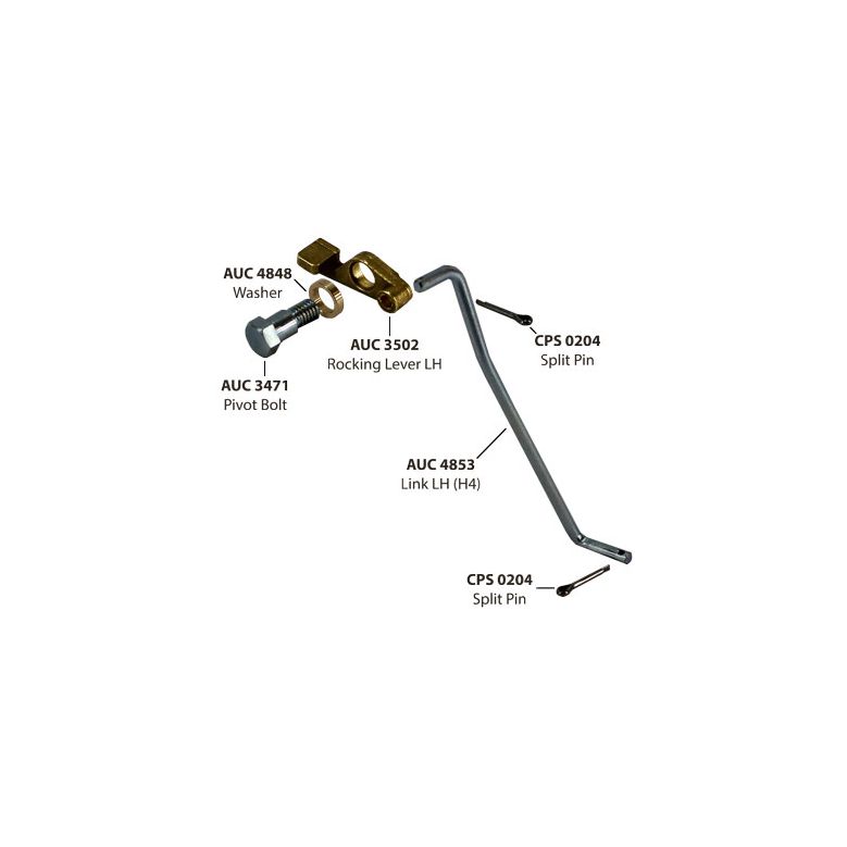 H4 Type Fast Idle Link Kit - Early Type
