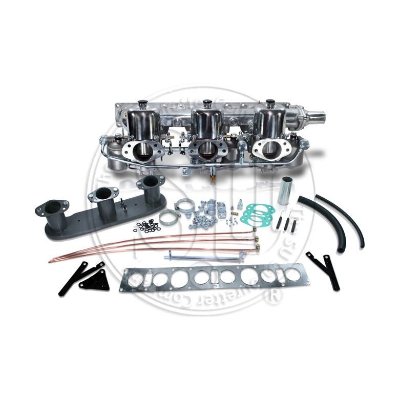 Jaguar E-Type 4.2 SU HD8 Triple Carburettor Conversion Kit — Genuine Burlen SU Part