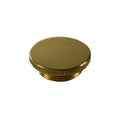 Round Knurled Edge Brass Damper Cap