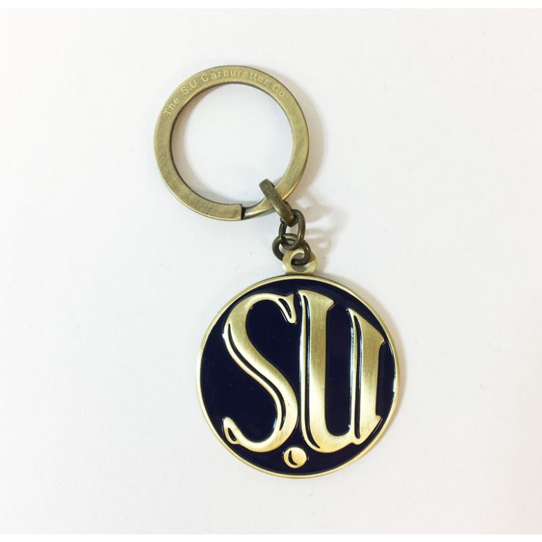 SU Logo Enamel Key Ring — SU Carburettor Merchandise